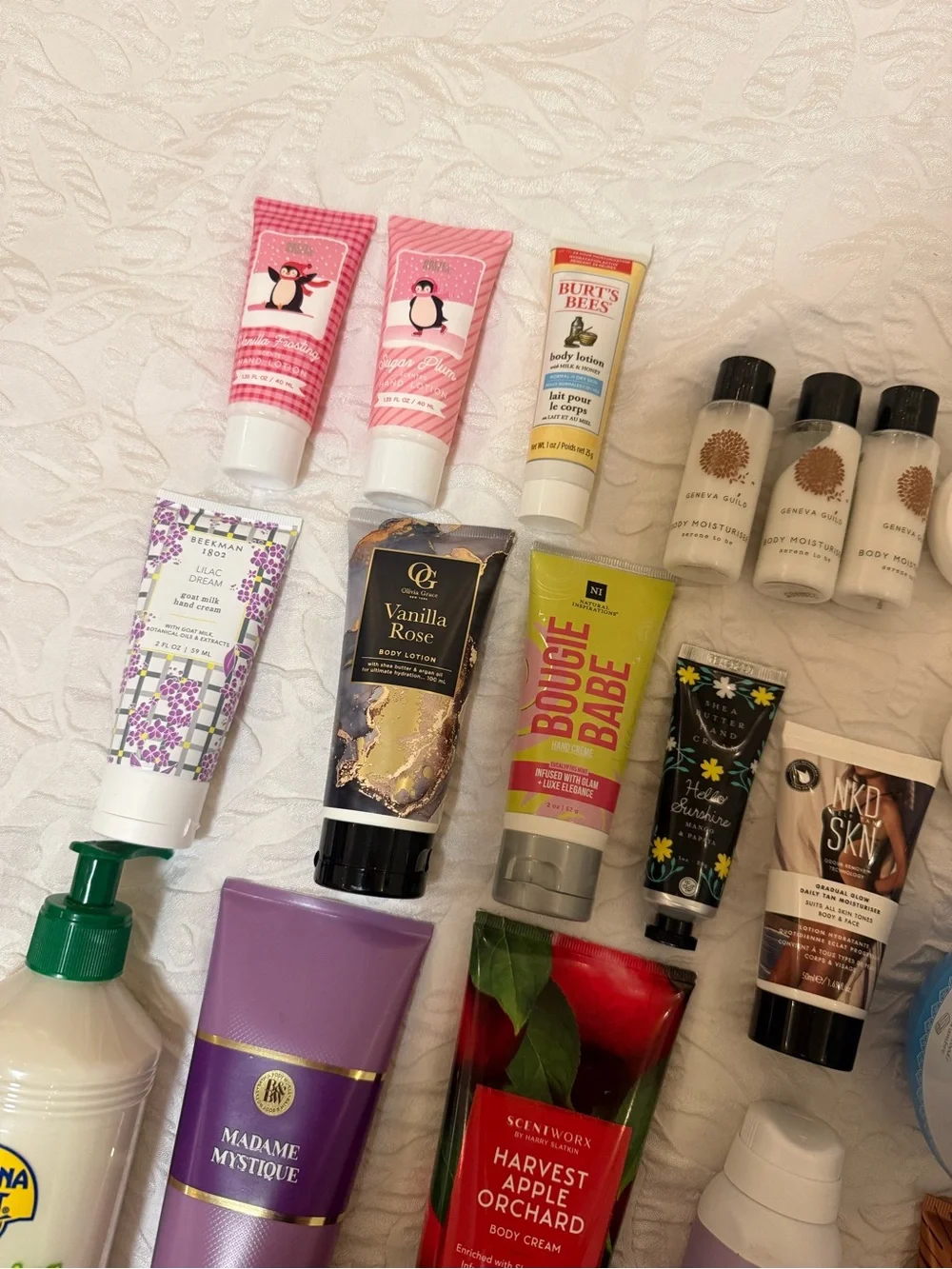 Huge lot of Brand New Body lotions & hand creams